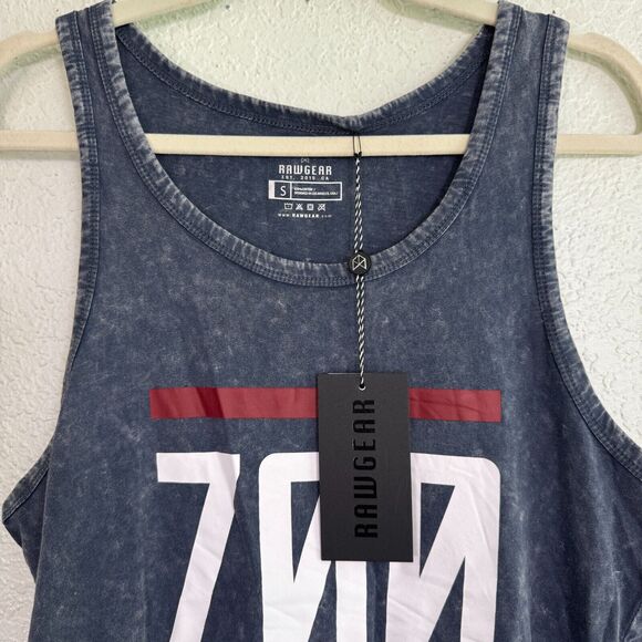 RawGear Tank Top Mens Small Muscle Tee Shirt Zoo Gym Casual Bradley Martyn NEW - Picture 2 of 9